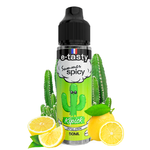 Kipick – Summer Spicy, e-liquide 50 ml cactus & citron acidulé