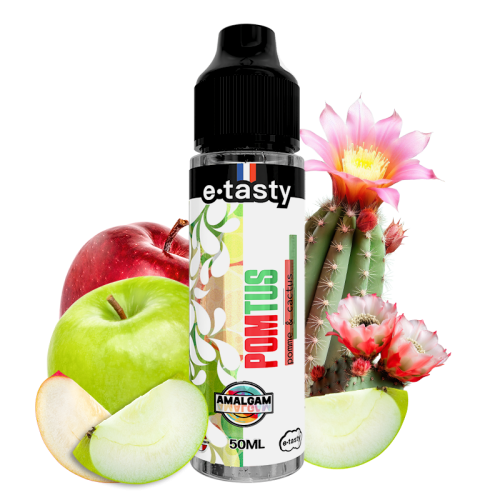 Pomtus – Amalgam, e-liquide 50 ml pomme verte croquante & cactus doux