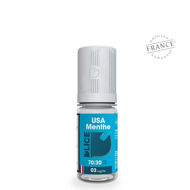 USA Menthe – D’Lice, e-liquide 50 ml classic blond & menthe fraîche