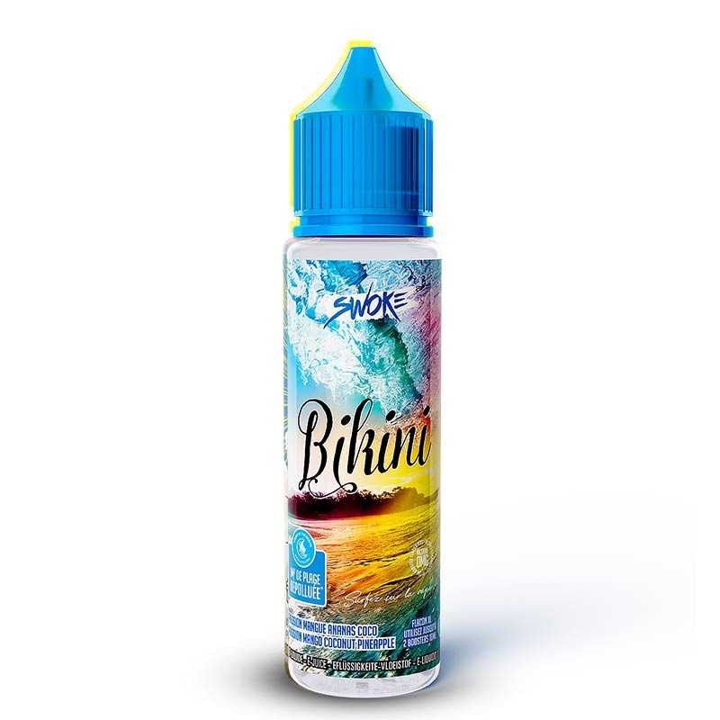 alt="Bikini 50 ml – e-liquide mangue, passion et noix de coco tropicale"