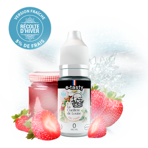 alt="Rubis d’Amour Hiver 10 ml – fraise confiture légèrement fraîche – La Cueillette"