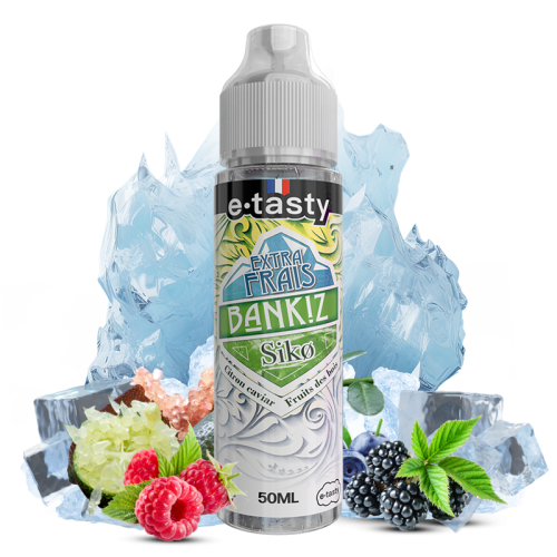 alt="Siko Extra Frais 50 ml – citron caviar & fruits des bois glacés – Bankiz"