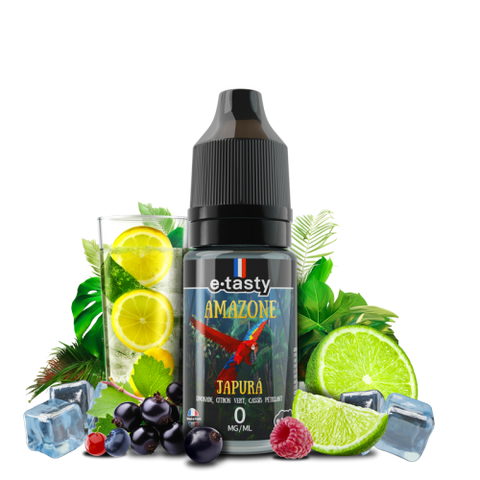 alt="Amazone Japurá 10 ml – limonade citron vert cassis frais et pétillant"