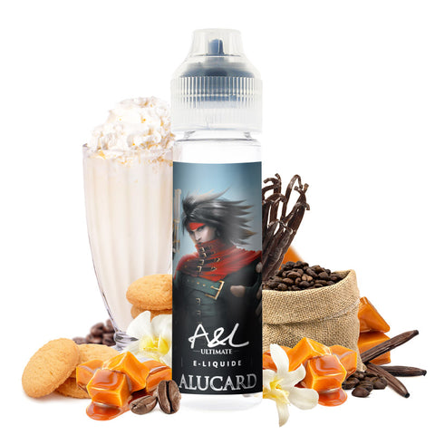 Alucard – A&L Ultimate, e-liquide 50 ml milkshake café, vanille, caramel & biscuit