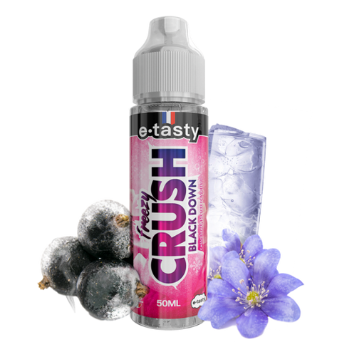 Black Down – Freezy Crush, e-liquide 50 ml cassis glacé & nectar de violette