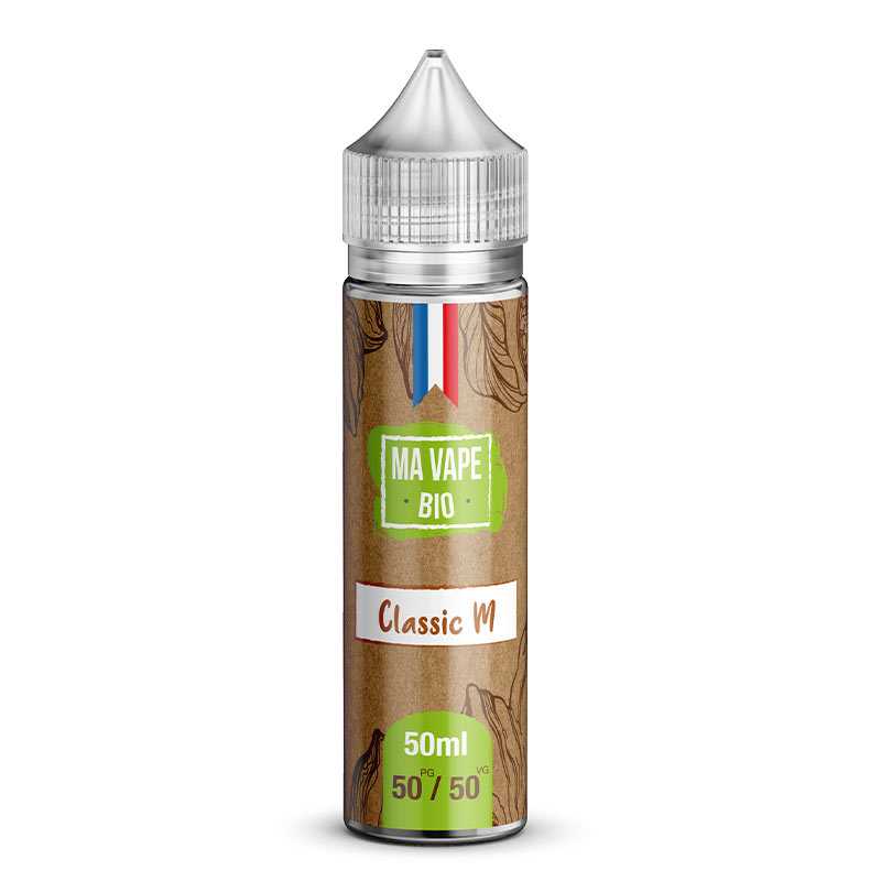 Classic M – Ma Vape Bio, e-liquide 50 ml tabac blond sec & naturel