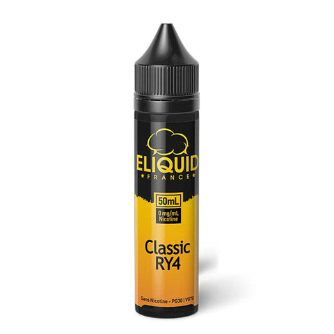 Classic RY4 – Eliquid France, e-liquide 50 ml tabac blond, caramel & vanille