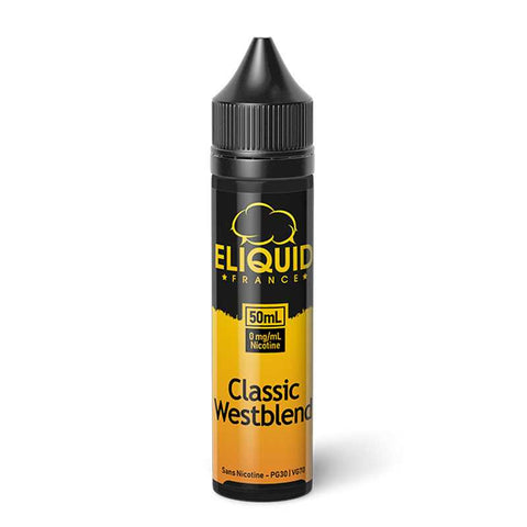 Classic Westblend – Eliquid France, e-liquide 50 ml tabac blond sec & réaliste