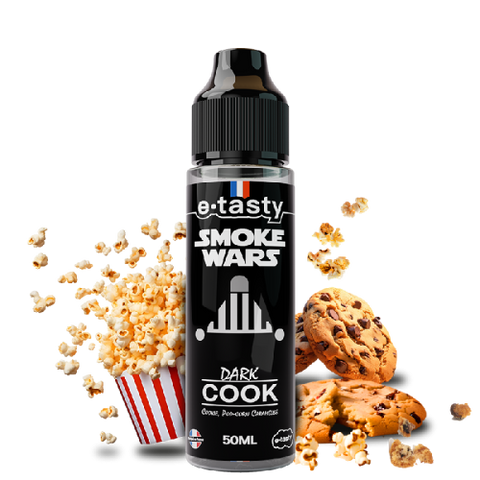 Dark Cook – Smokewars, e-liquide 50 ml cookie & popcorn caramélisé