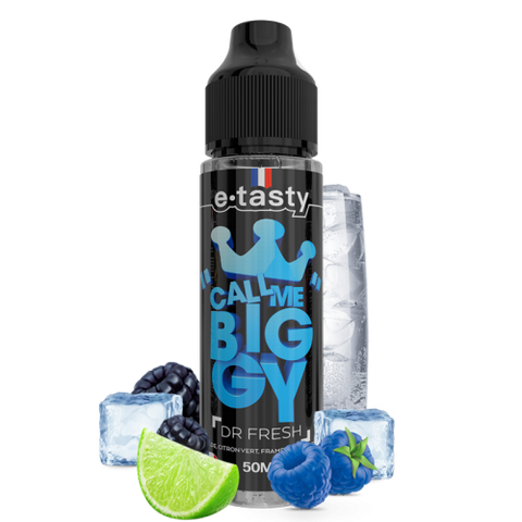 Dr Fresh – Call Me Biggy, e-liquide 50 ml limonade, citron vert, framboise bleue & mûre