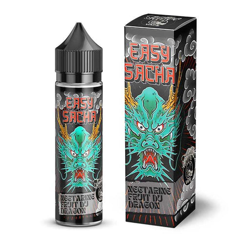 Easy Sacha – Tattoo Vape, e-liquide 50 ml nectarine & fruit du dragon tout en douceur