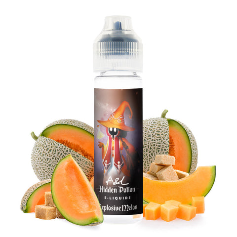 Explosive Melon – Hidden Potion A&L, e-liquide 50 ml pastèque givrée