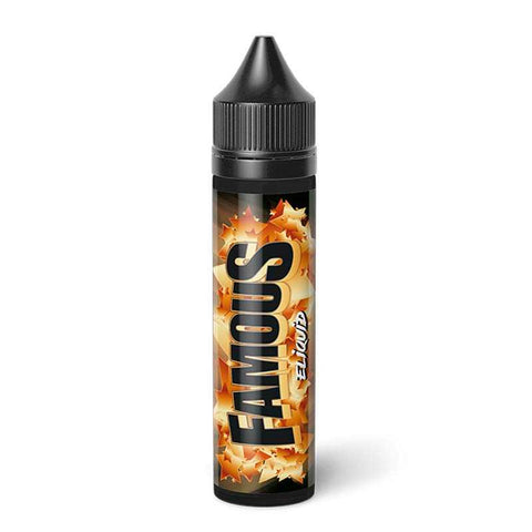 Famous – Eliquid France, e-liquide 50 ml classic blond, cookie, vanille & fruits à coque
