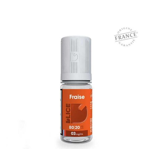 Fraise – D’Lice, e-liquide 50 ml goût fraise mûre & sucrée