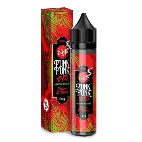 Fraise & Vignes – Punk Funk Hero, e-liquide 50 ml fruit rouge & raisin juteux
