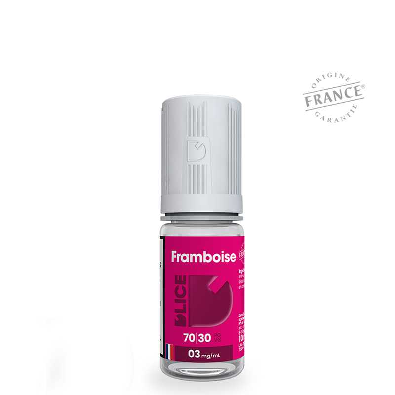 Framboise – D’Lice, e-liquide 50 ml goût framboise mûre & acidulée