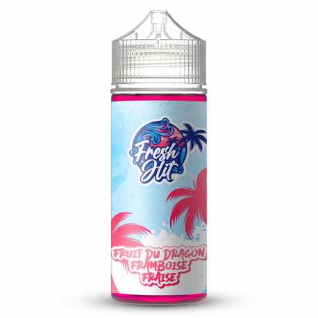 Fresh Hit – Fruit du dragon, framboise & fraise, e-liquide 100 ml fruité & frais