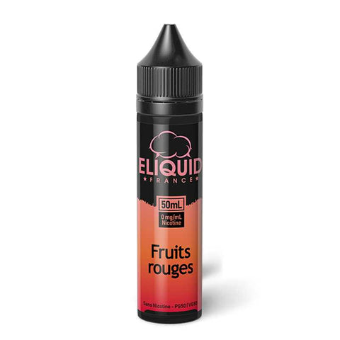 Fruits Rouges – Eliquid France, e-liquide 50 ml cocktail de fruits rouges doux & équilibré