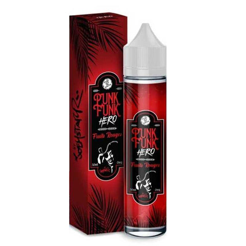 Fruits Rouges – Punk Funk Hero, e-liquide 50 ml cocktail de fruits rouges intenses