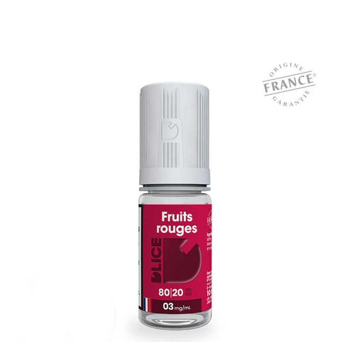 Fruits Rouges – D’Lice, e-liquide 50 ml fruits rouges sucrés & acidulés