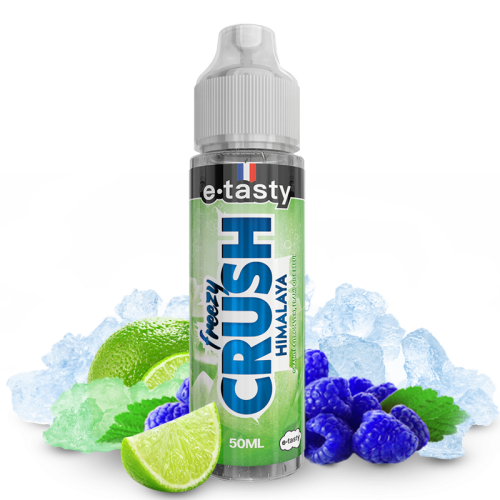 Himalaya – Freezy Crush, e-liquide 50 ml granité citron vert & framboise bleue extra frais