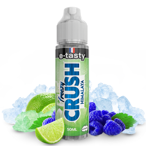 Himalaya – Freezy Crush, e-liquide 50 ml granité citron vert & framboise bleue extra frais