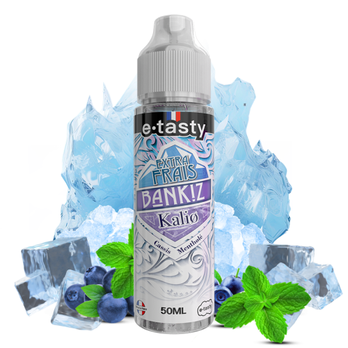 Kalio Extra Frais – Bankiz, e-liquide 50 ml cassis mentholé ultra frais