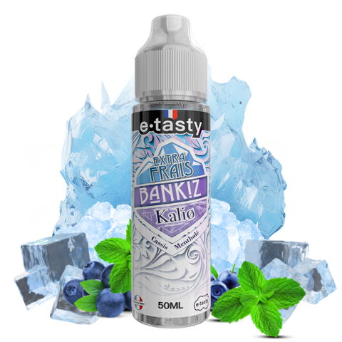 Kalio Extra Frais – Bankiz, e-liquide 50 ml cassis mentholé ultra frais