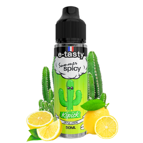 Kipick – Summer Spicy, e-liquide 50 ml cactus & citron acidulé