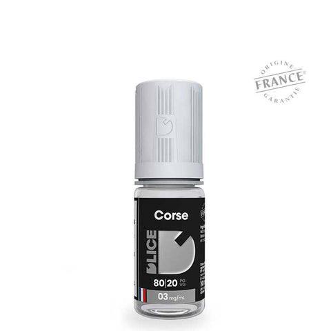 Le Corse – D’Lice, e-liquide 50 ml tabac brun corsé & sec