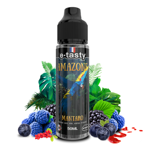 Mantaro – Amazone, e-liquide 50 ml baies rouges & coulis pétillant