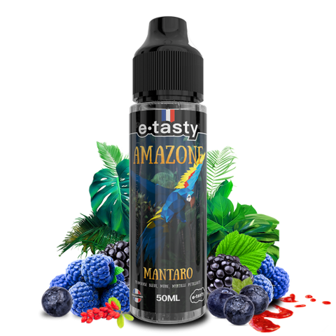 Mantaro – Amazone, e-liquide 50 ml baies rouges & coulis pétillant