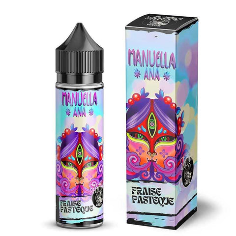 Manuella Ana – Tattoo Vape, e-liquide 50 ml fraise & pastèque fruitée et désaltérante