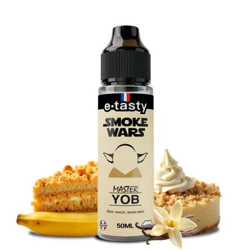 Master Yob – Smokewars, e-liquide 50 ml banana bread & crème vanillée