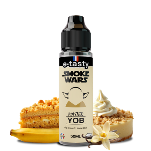 Master Yob – Smokewars, e-liquide 50 ml banana bread & crème vanillée