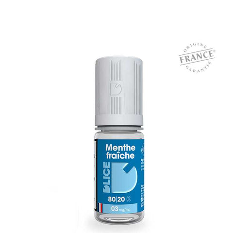 Menthe Fraîche – D’Lice, e-liquide 50 ml menthe verte douce & rafraîchissante