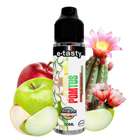 Pomtus – Amalgam, e-liquide 50 ml pomme verte croquante & cactus doux