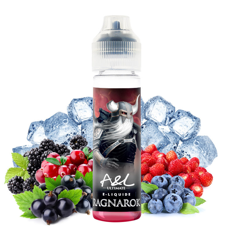 Ragnarok – A&L, e-liquide 50 ml fruits rouges & fraîcheur Xtra