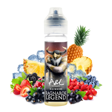 Ragnarok Legend – A&L, e-liquide 50 ml ananas, fruits rouges & fraîcheur extrême