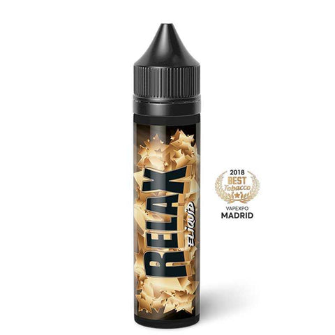 Relax – Eliquid France, e-liquide 50 ml tabac blond, cookie, café & vanille