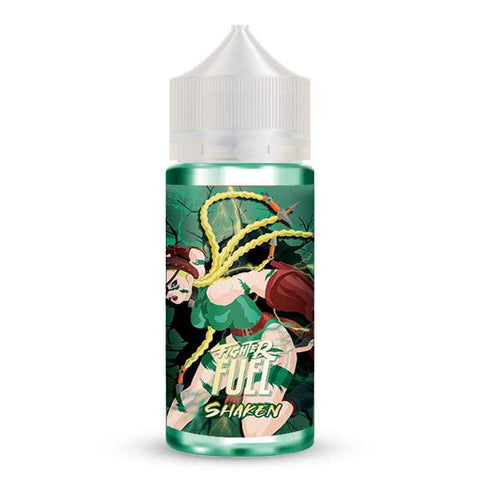 Shaken – Fighter Fuel, e-liquide 100 ml fruit du dragon jaune, melon, pastèque & fraîcheur