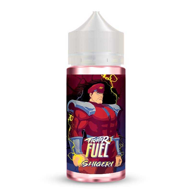 Shigeri – Fighter Fuel, e-liquide 100 ml grenade, fraise des bois, kiwi & fraîcheur intense