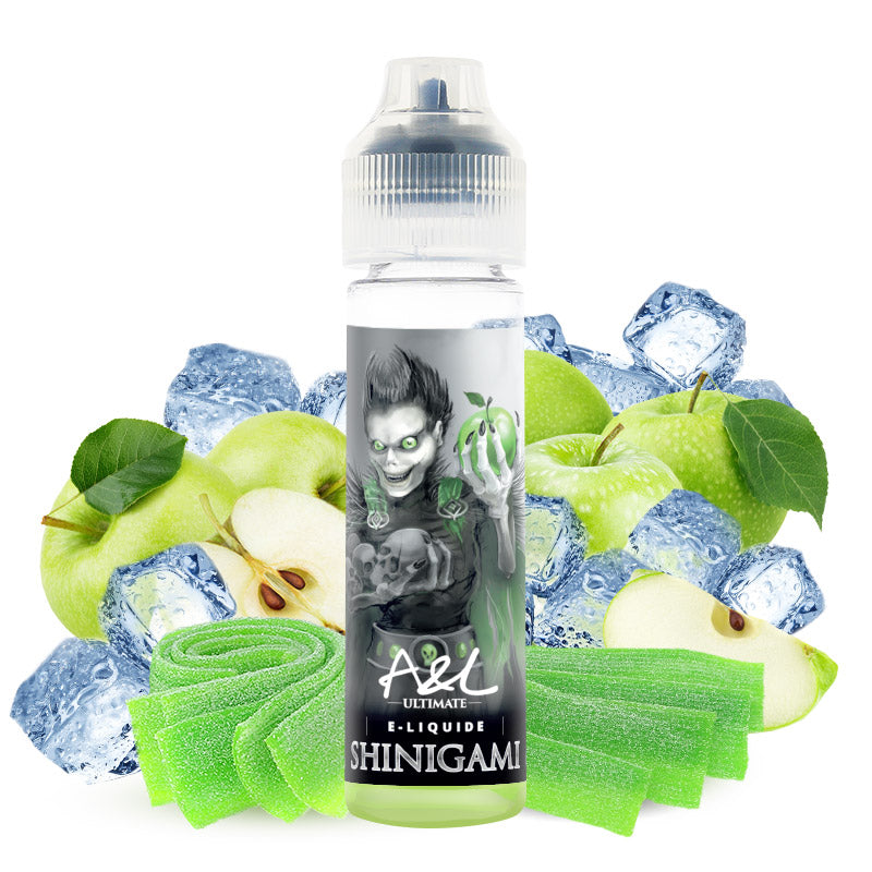 Shinigami – A&L, e-liquide 50 ml pomme verte acidulée & fraîcheur extrême