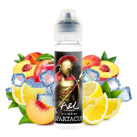 Spartacus – A&L, e-liquide 50 ml nectarine, citron & fraîcheur extrême