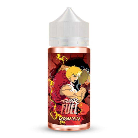Uraken – Fighter Fuel, e-liquide 100 ml fraise, arbouse & fraîcheur intense