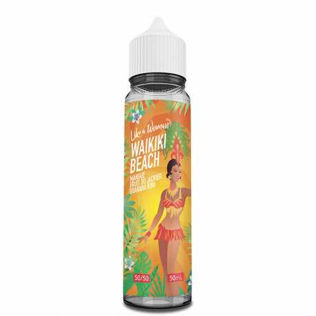 Waikiki Beach – e-liquide 50 ml mangue, fruit du jacquier, kiwi & guarana