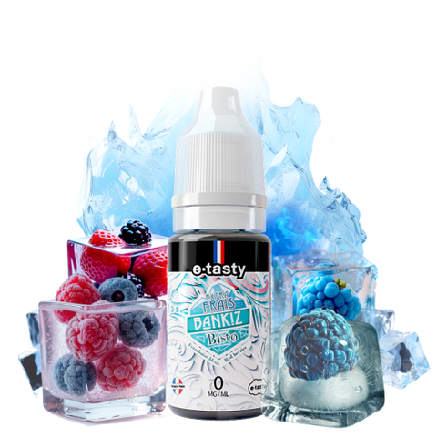 alt="Bisto Bankiz Extra Frais 10 ml – framboise bleue & fruits rouges givrés"