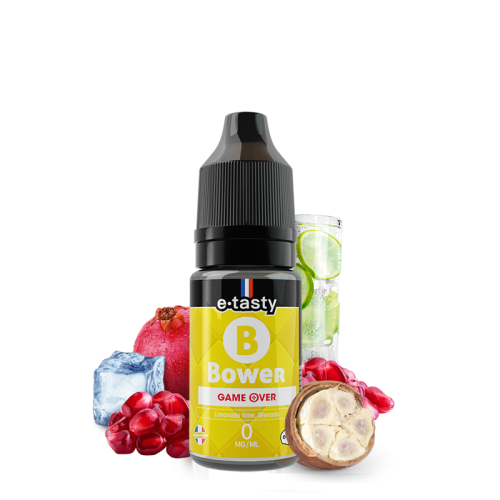 alt="Gameover Bower 10 ml – limonade lime, grenade, cupuaçu givré"