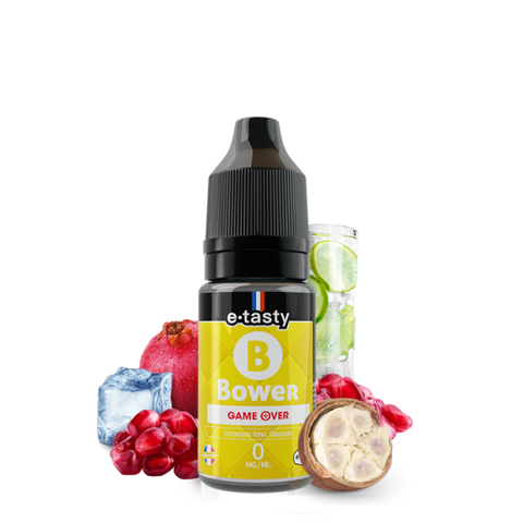 alt="Gameover Bower 10 ml – limonade lime, grenade, cupuaçu givré"