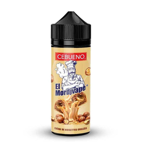 alt="E-liquide El Mordjvape CEBUENO 100 ml – pâte à tartiner noisettes"